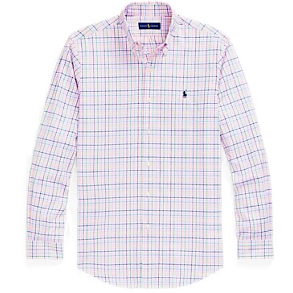 Men’s LS Size-LG Classic Fit Stretch Poplin Shirt
Polo Ralph Lauren
